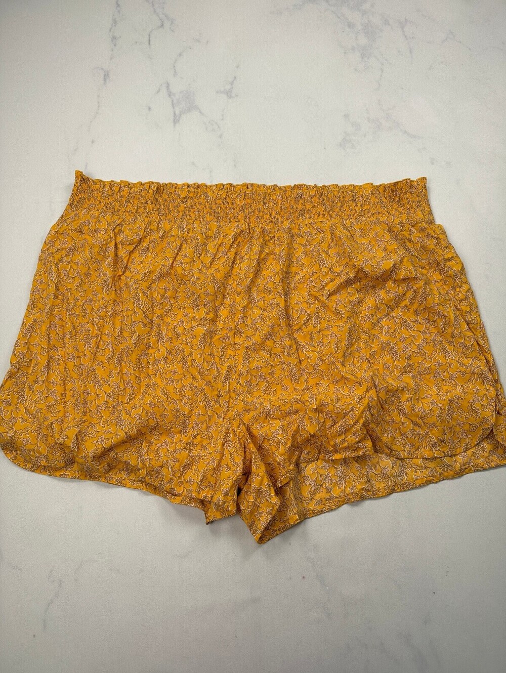Old Navy Printed Shorts Mustard 90s VTG Standout Style - Womens 4X
